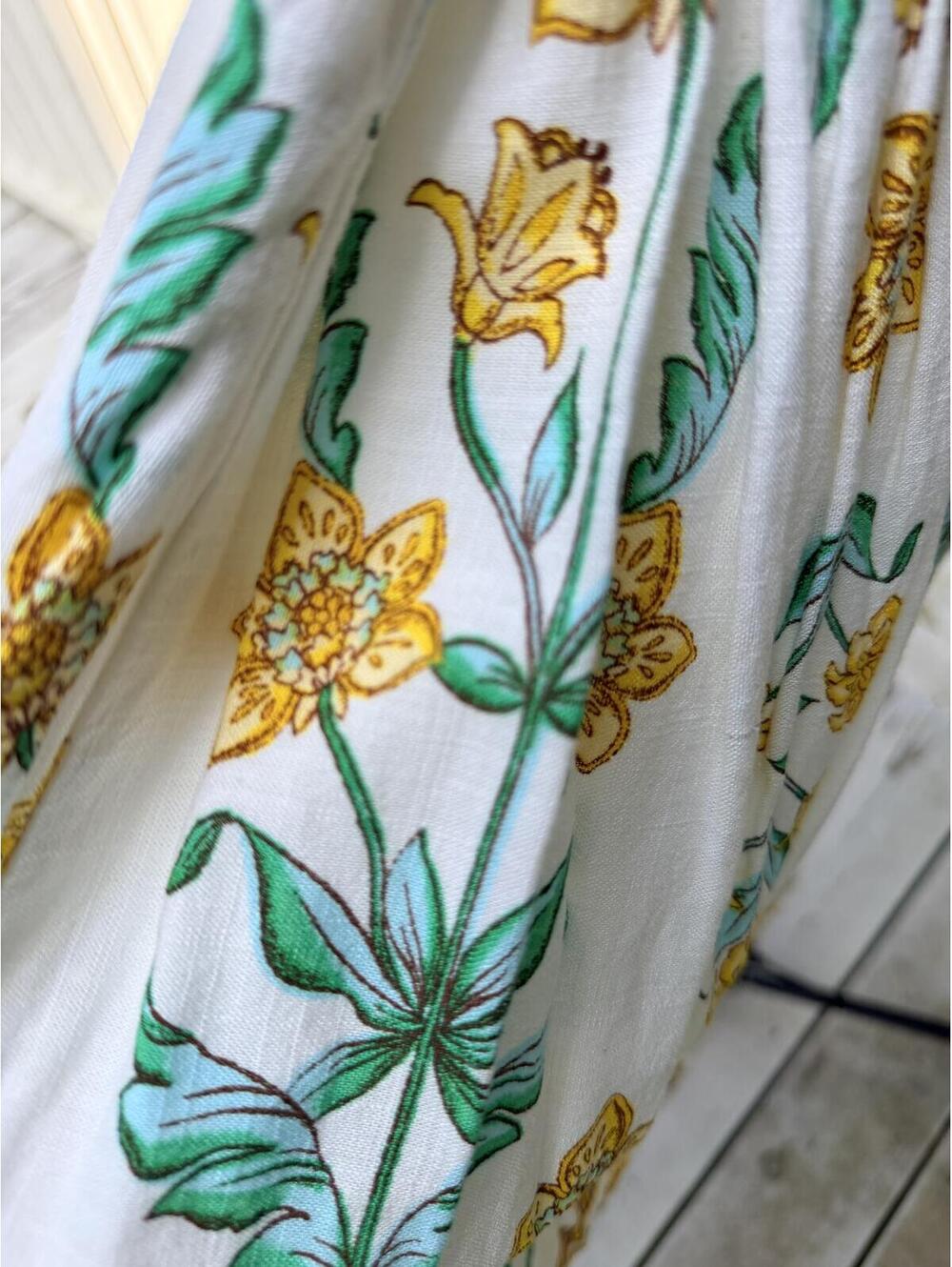 Draper James RSVP Women's Floral Puff Sleeve Tie Waist Dress Size S - Picture 7 of 7